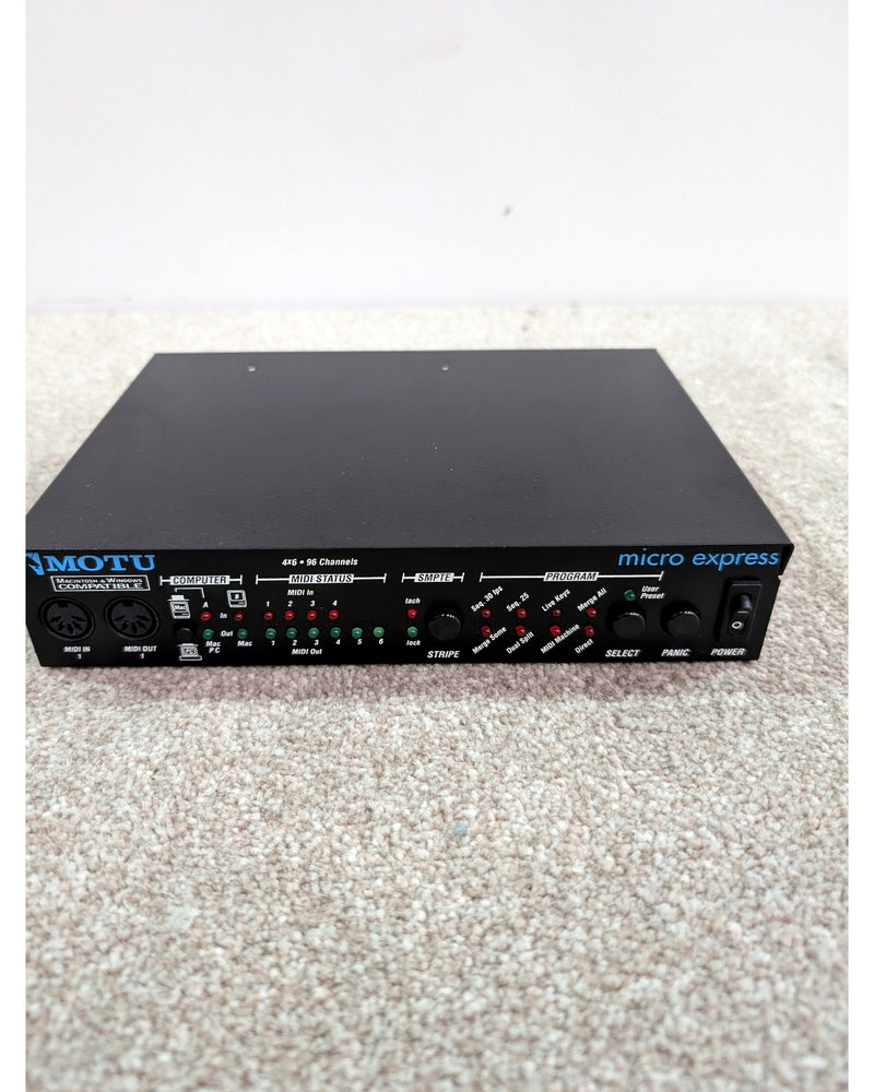 MOTU Micro Express - Audio Interface - Black - Excellent w/ Manuals - image 8