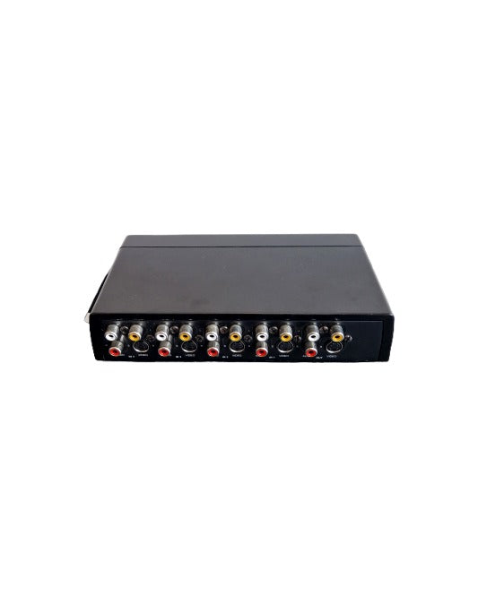 HQ Manual 4 Port Audio/Video Switch - Switcher - Black - Good - Image 2