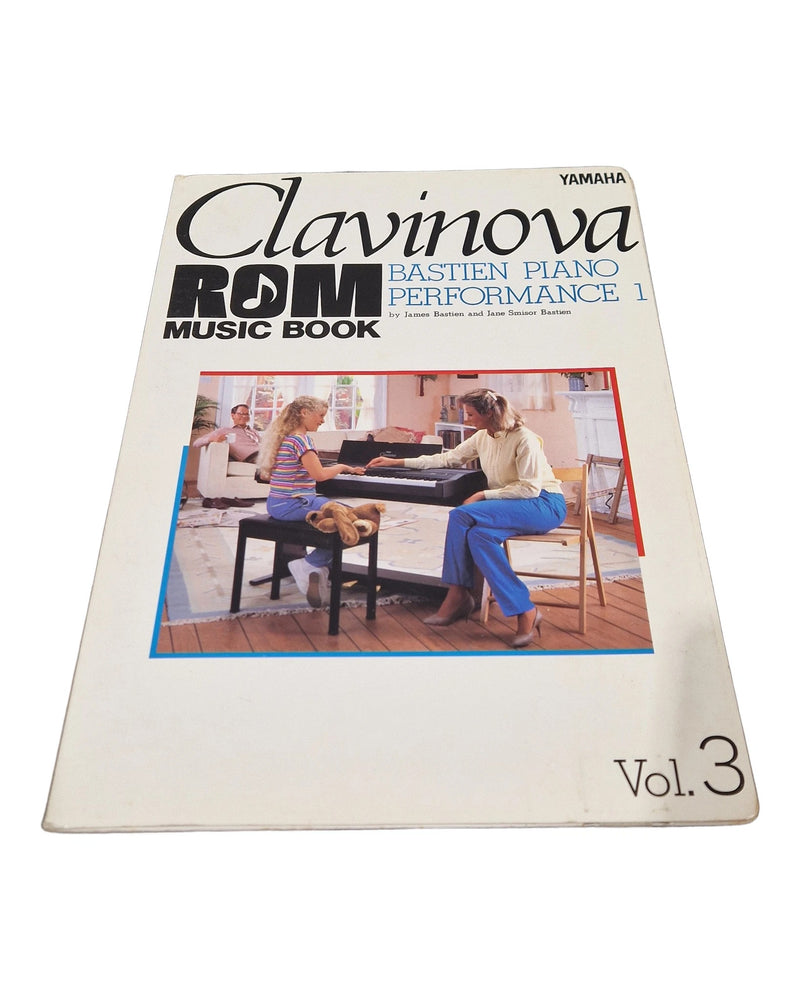 Yamaha Clavinova ROM Music Book Bastien Piano Performance 1 Vol.3 - Book - Excellent - image 1