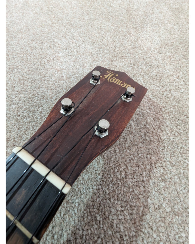 Hamano Ukulele - Ukulele - Natural Brown - Good w/ Soft Case - image 11