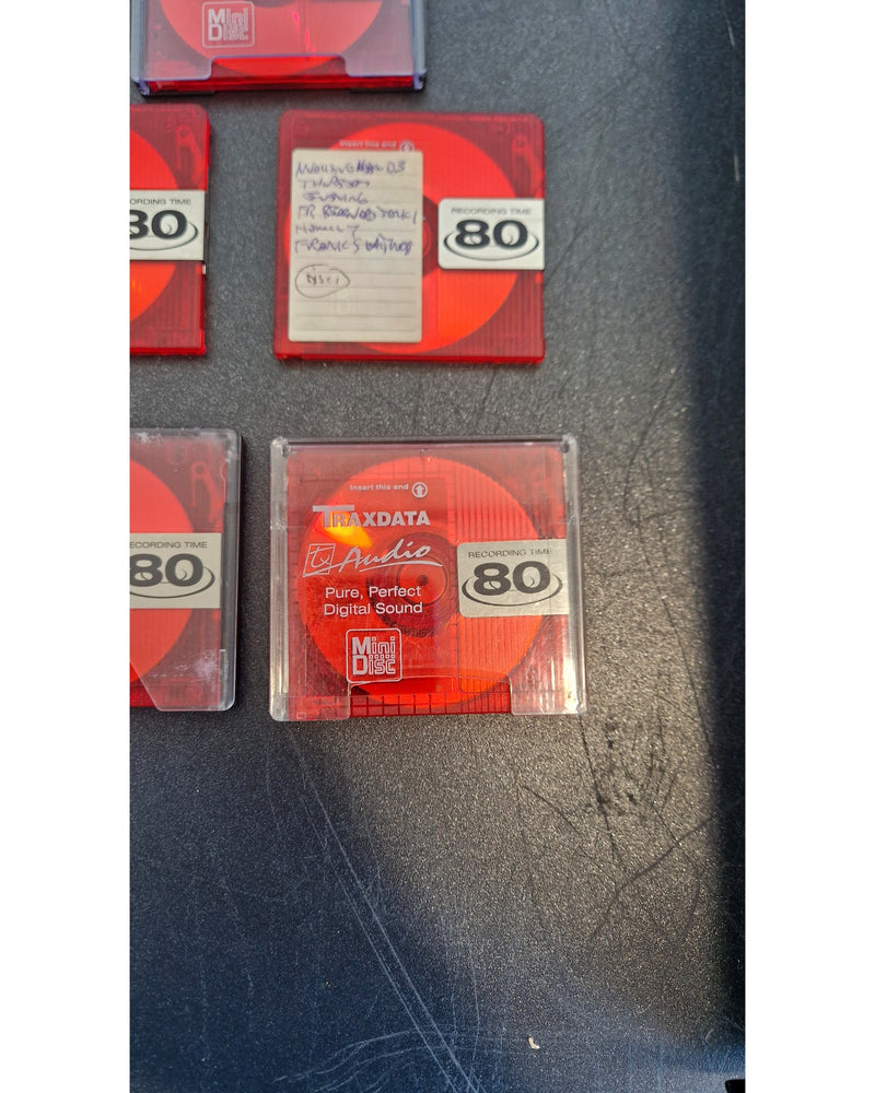 T Audio Traxdata Md 80 - Red X 5 – Minidisc - Excellent - Image 7