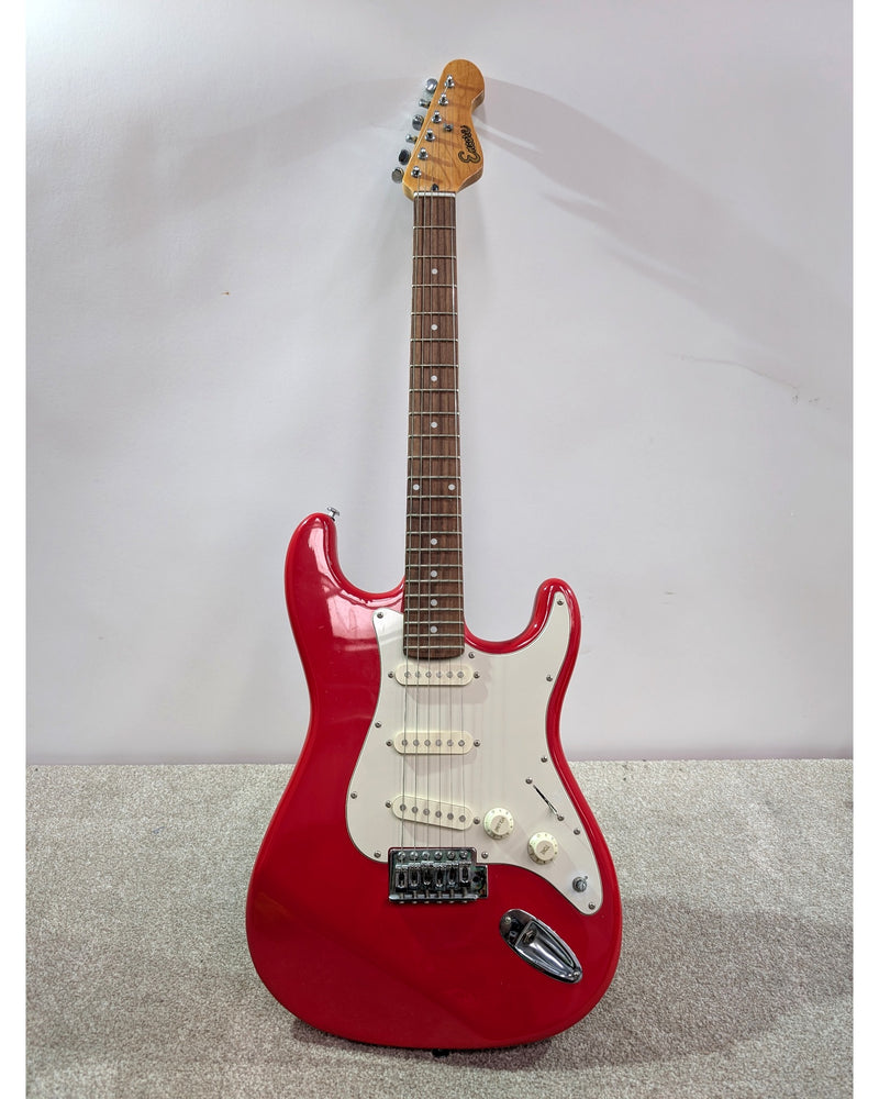 Encore S Type - Electric Guitar - Red - Fair - image 2