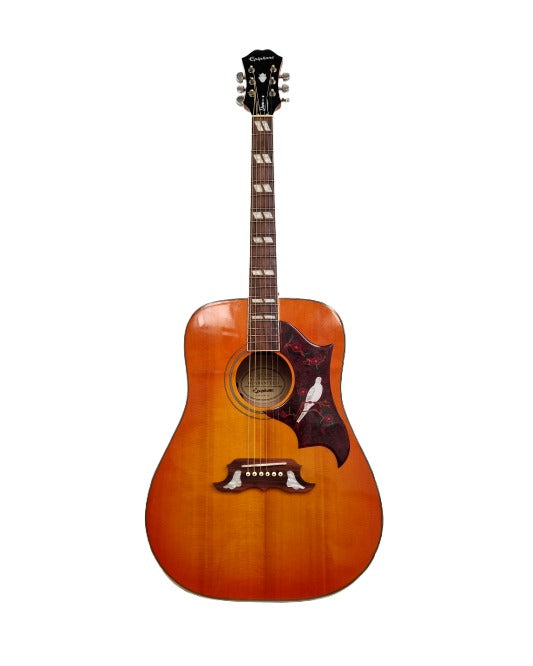 Epiphone Dove Pro/VB Masterbuilt - Acoustic Guitar - Good w/ new strings - image 2