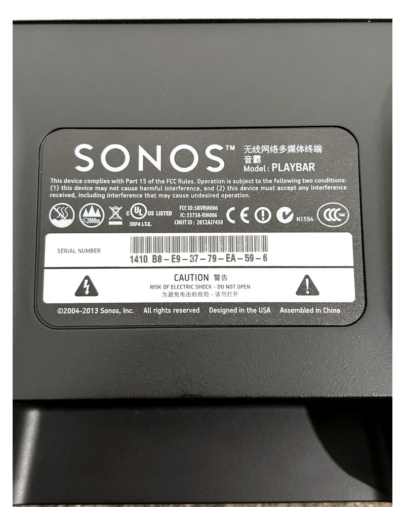 Sonos Playbar - Soundbar - Black - Good - Image 12
