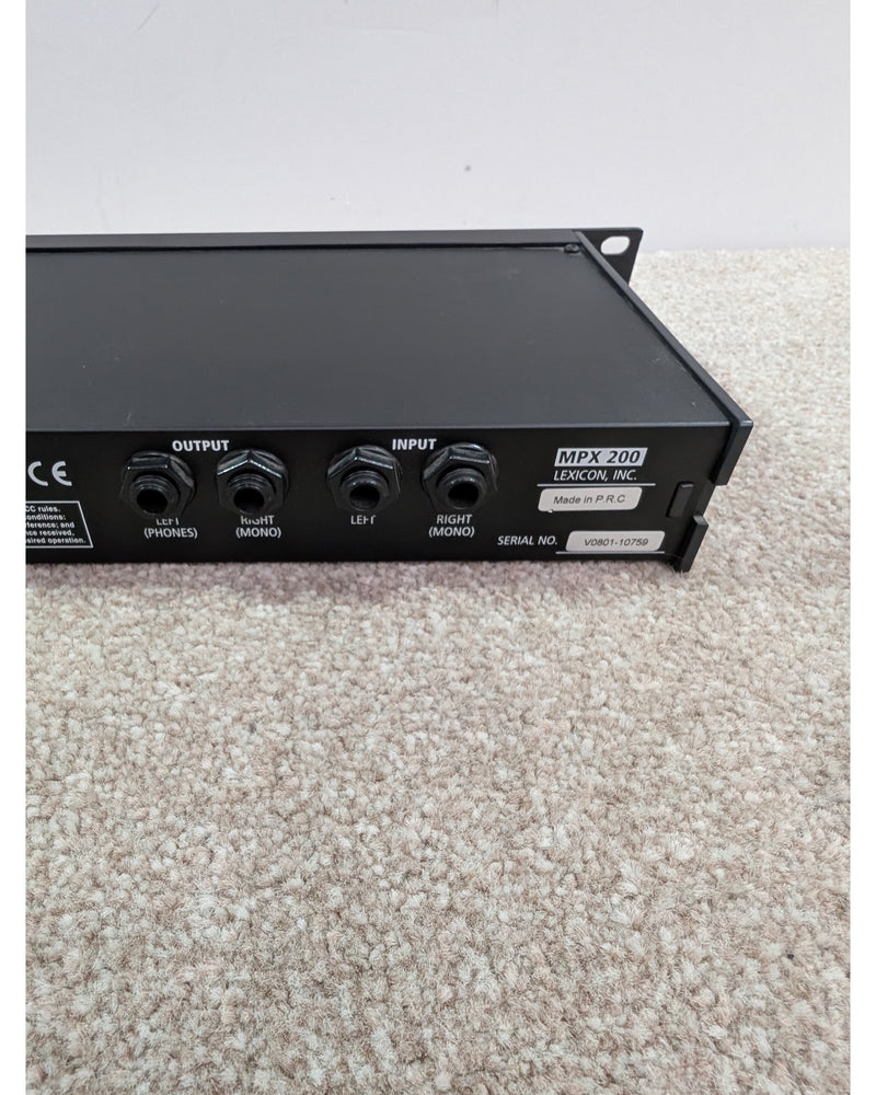 Lexicon MPX 200 - Rack Effects - Black - Excellent - image 13