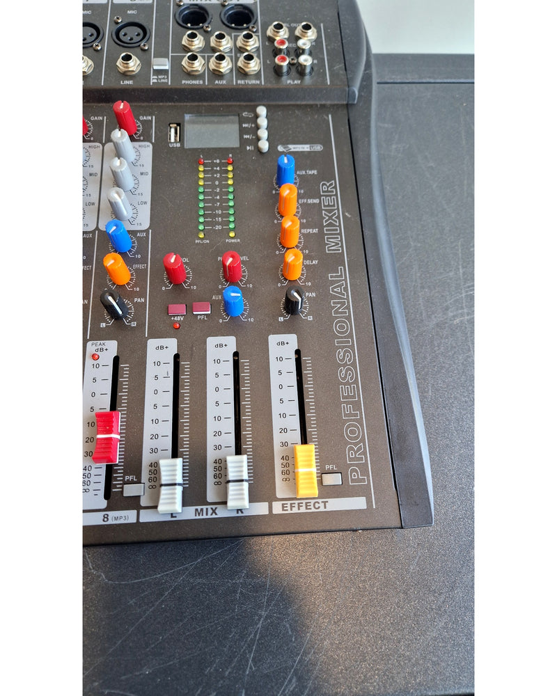 GMUME 8 Channel Professional Mixer - Mixer - Good - Image 8