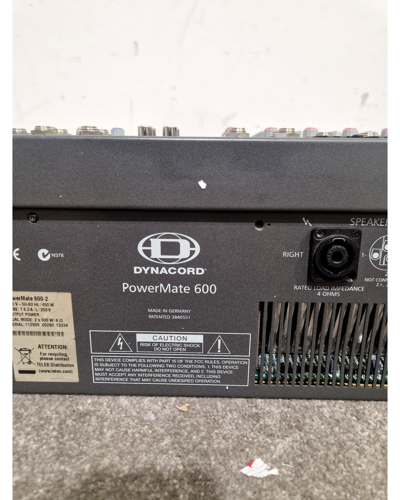 Dynacord PowerMate 600 - Mixer - Excellent - Image 7