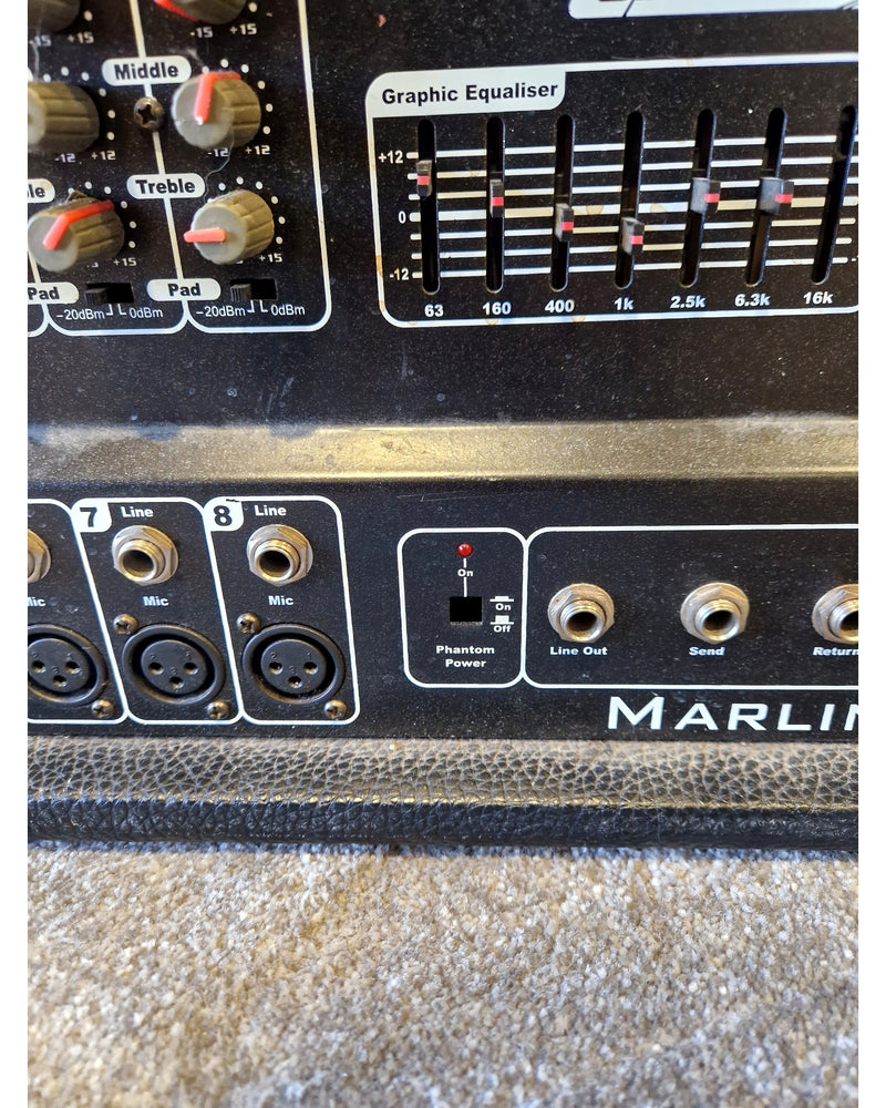 Carlsbro Marlin 8400 - Mixer - 8 Channel, 400W - Spares or Repair - Image 13