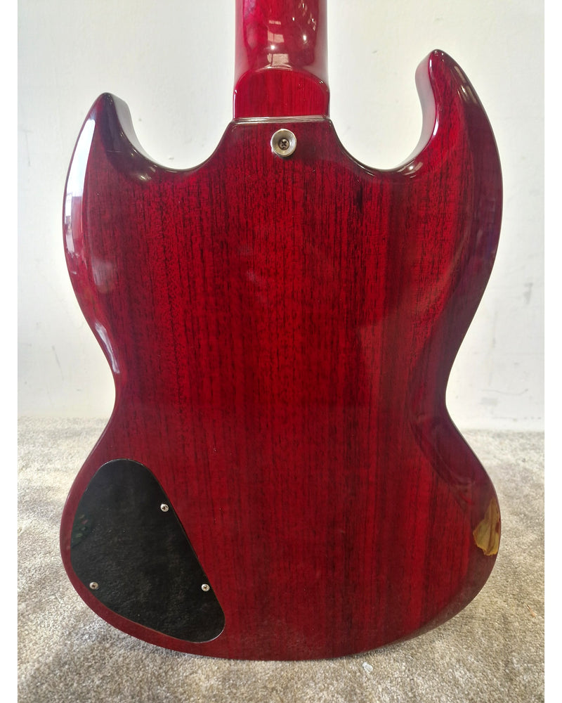 Vintage VS6 - Electric Guitar - Cherry Red - Very Good w/ Hard Case & Soft Case - Image 9