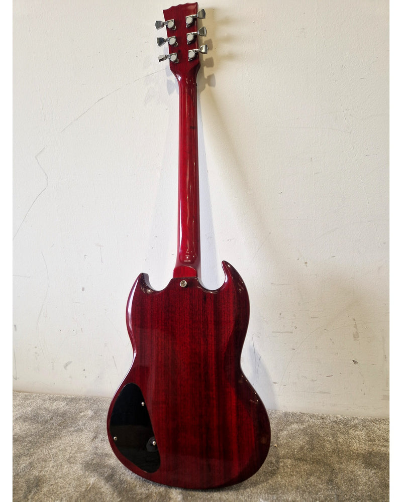 Vintage VS6 - Electric Guitar - Cherry Red - Very Good w/ Hard Case & Soft Case - Image 4