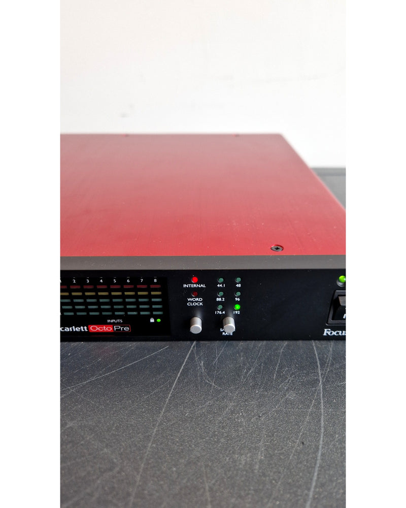 Focusrite Scarlett OctoPre - Audio Interface - Red - Excellent - Image 3