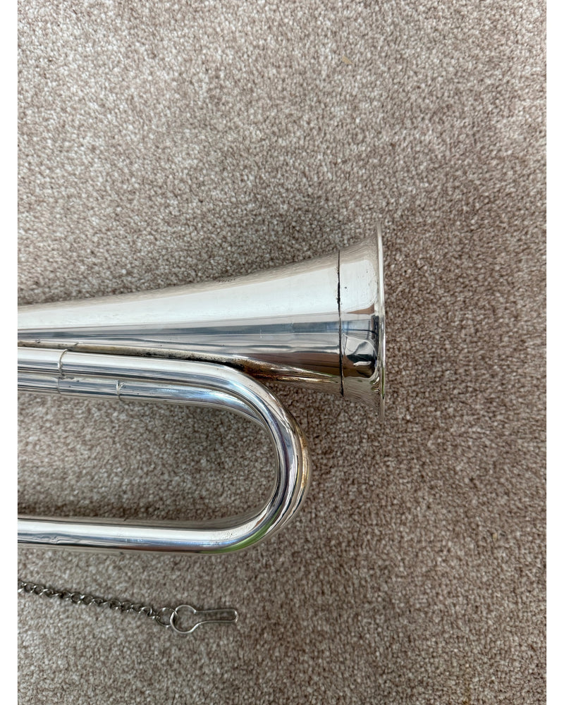 John Packer Bb Bugle - Brass Instruments - Silver - Fair w/ Hard Case - image 10