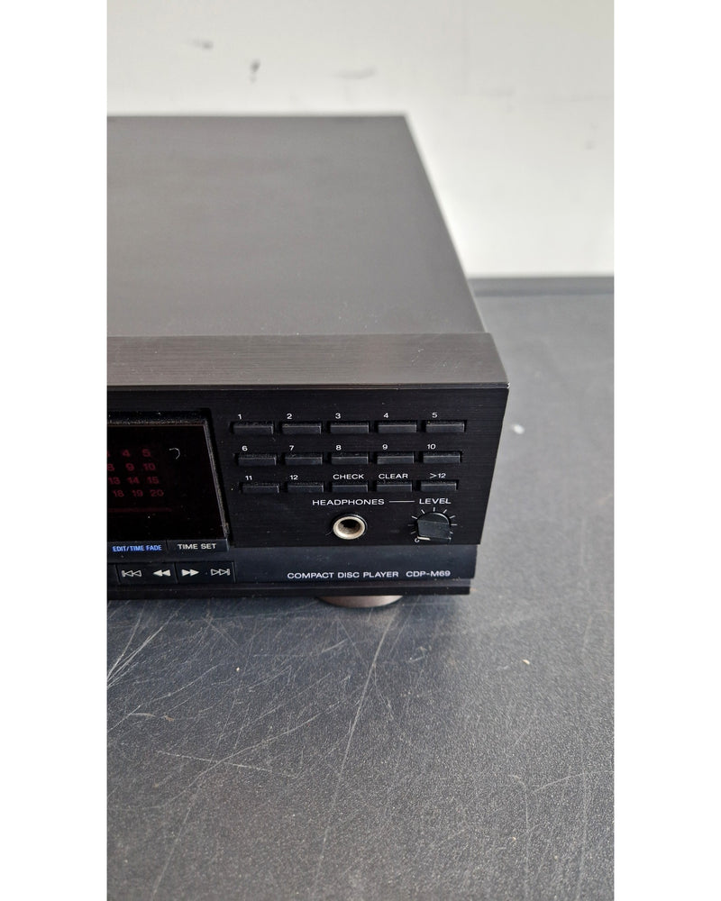 Sony CDP-M69 - CD Players - Fair w/ Remote Control & Manuals - Image 2