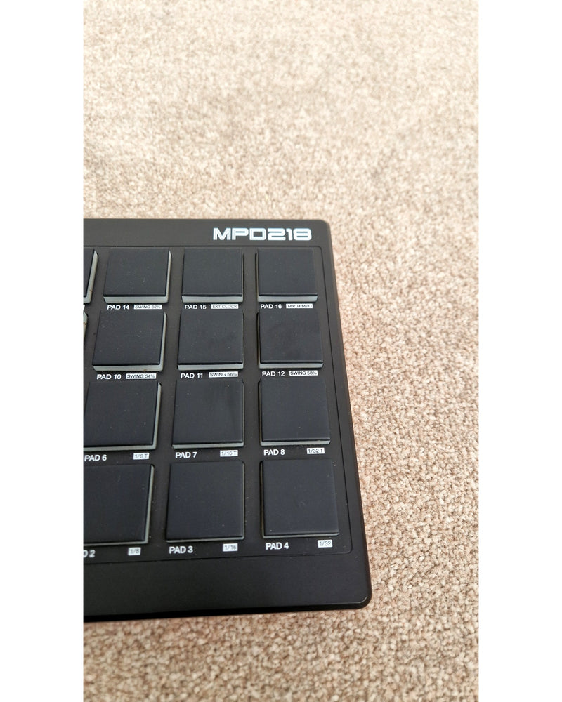 AKAI MPD218 - MIDI Controller - Like New w/ Original Box & USB Cable - image 11