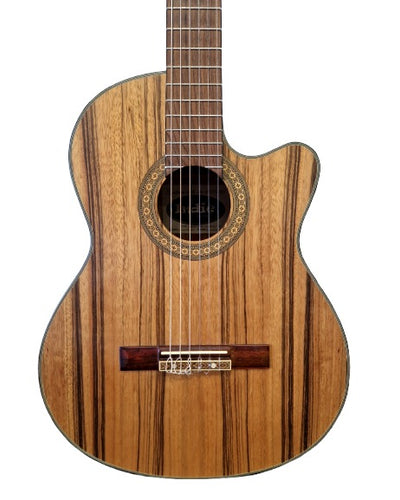 Indie Classical Visual CE - Acoustic Guitars - Natural - Excellent w/ Soft Case