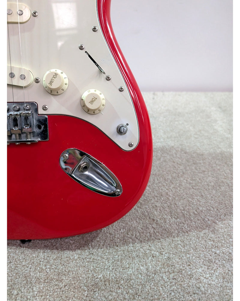 Encore S Type - Electric Guitar - Red - Fair - image 13