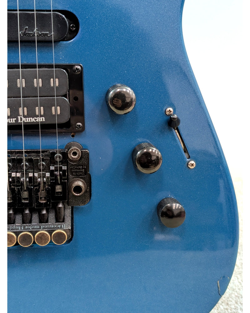 Charvel 650XL - Electric Guitar - Metallic Blue - Good w/ Hard Case - image 4