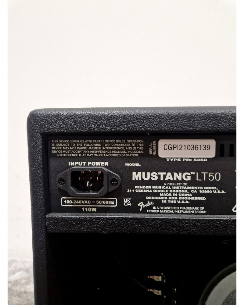 Fender Mustang LT50 - Guitar Amplifier - Black - Excellent - Image 7