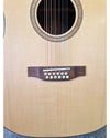 Ashbury AG-48 - Acoustic Guitar - Natural - Good - Photo 16