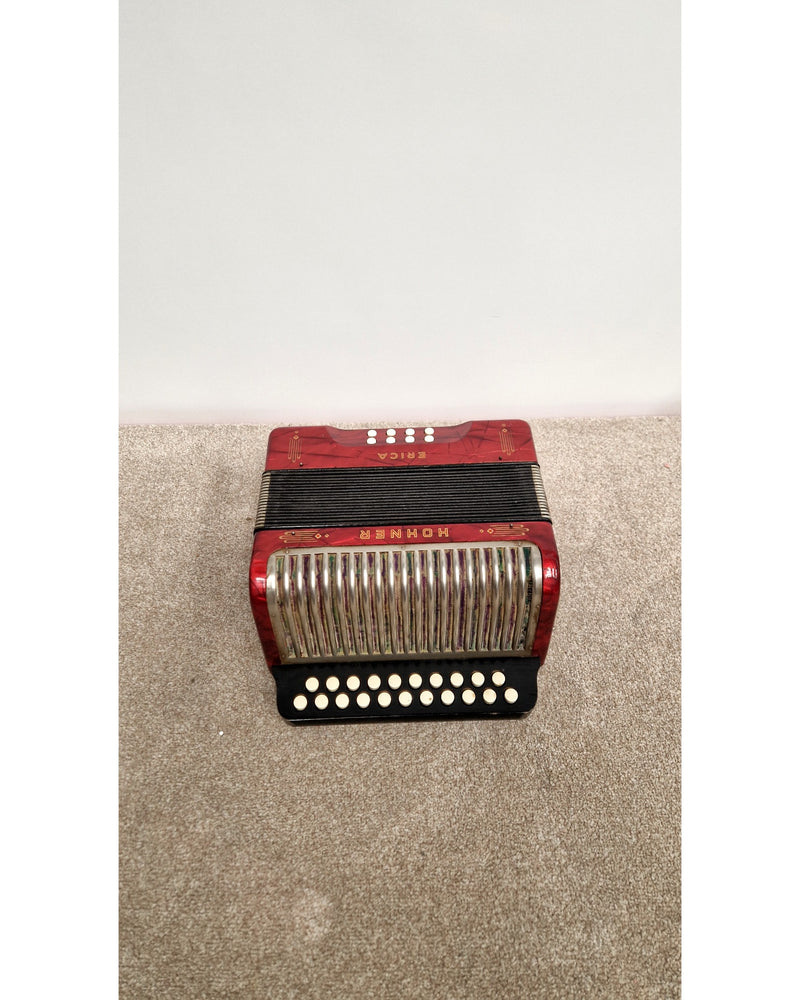 Hohner Erica - Accordion - Red - Fair - image 14