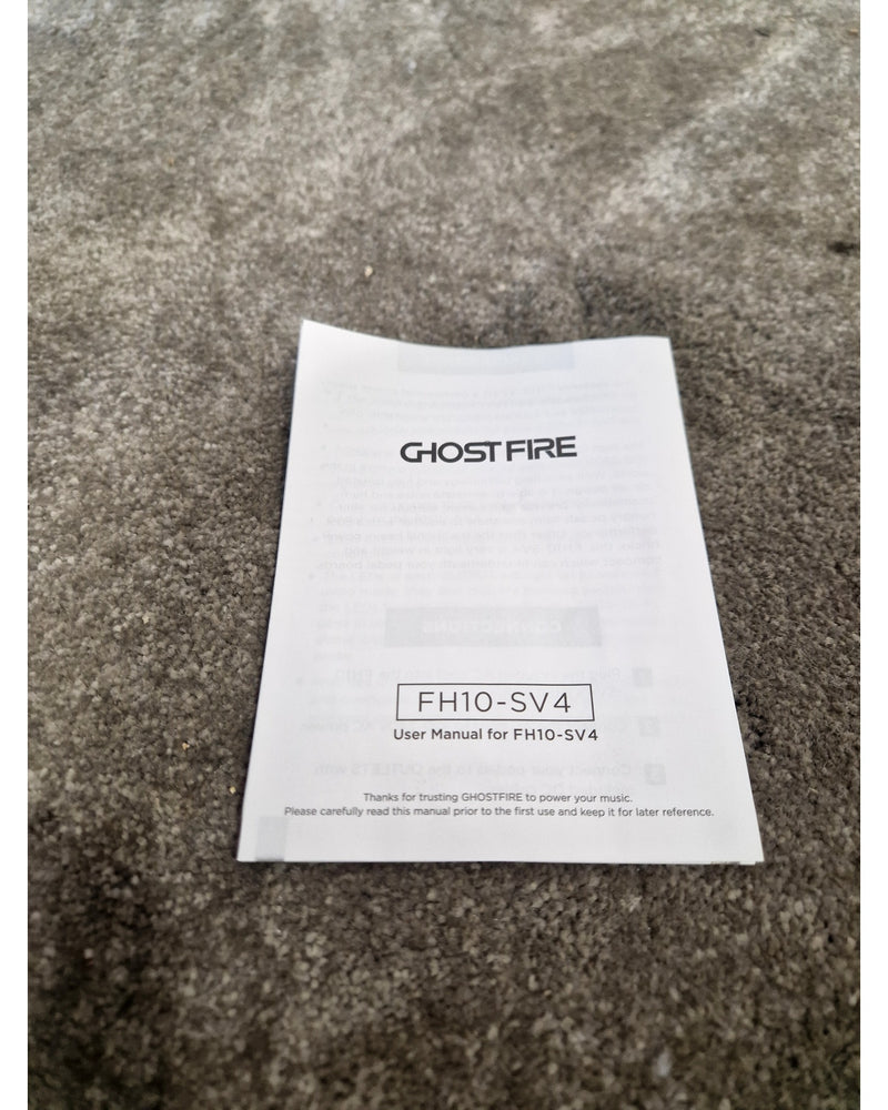 Ghost Fire FH10-SV4 - Pedal Power Supply - Excellent w/ Manuals & Original Box - Image 10