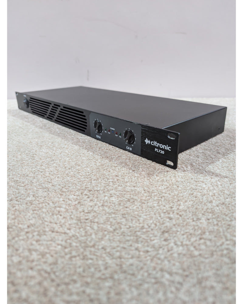 Citronic PL720 - Power Amplifier - Black/Dark Blue - Very Good - image 3