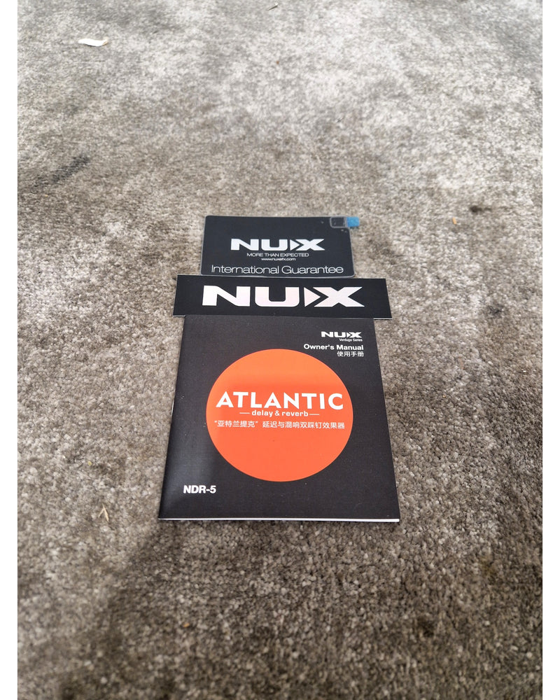 Nux Atlantic Ndr 5 Effects Pedal - Dual Delay/Reverb - Excellent w/ Original Box - Image 9