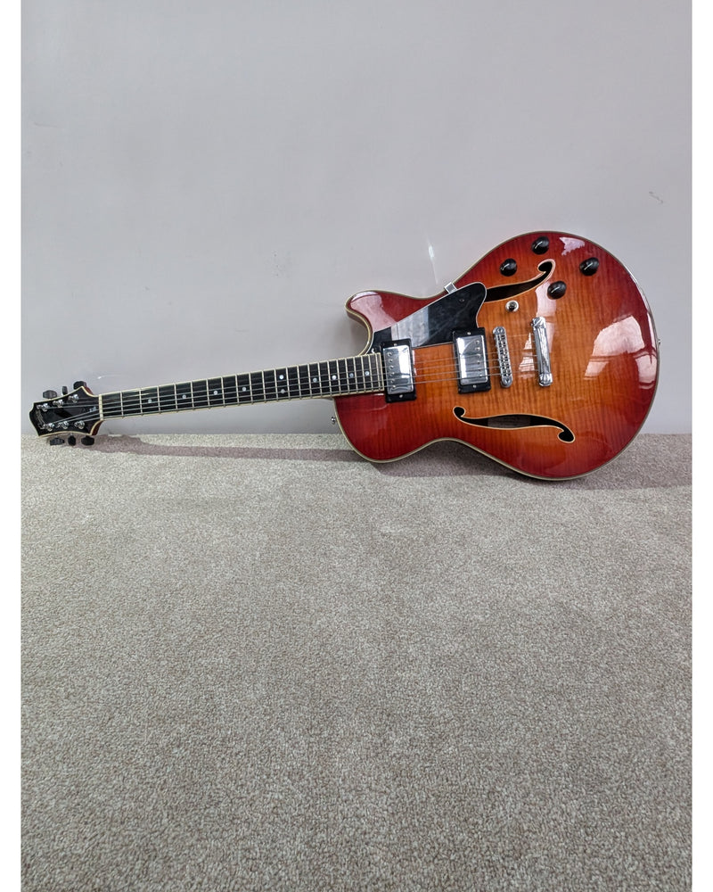 Comins GCS-1 - Electric Guitar - Cherry Sunburst - Very Good w/ Hard Case - image 13