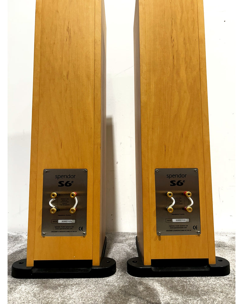 Spendor S6e - Floorstanding Speakers - Pair - Maple - Excellent w/ Original Box & Manuals - Image 3