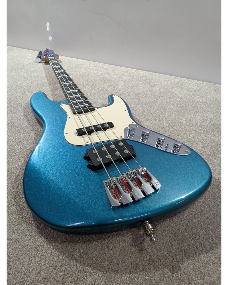 Sandberg California TM4 - Bass Guitar - Metallic Blue - Excellent w/ Soft Case - image 15