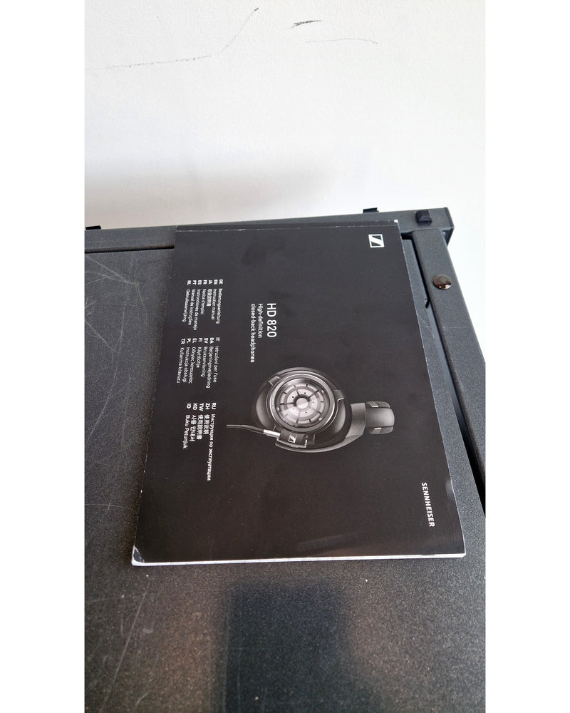 Sennheiser HD820 - Headphones - Black - Very Good w/ Original Box & Manuals - Image 9