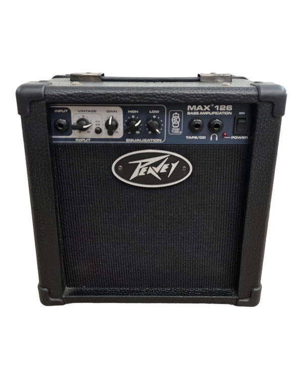 Peavey Max 126 - Bass Amplifier - Black - Good w/ Cables