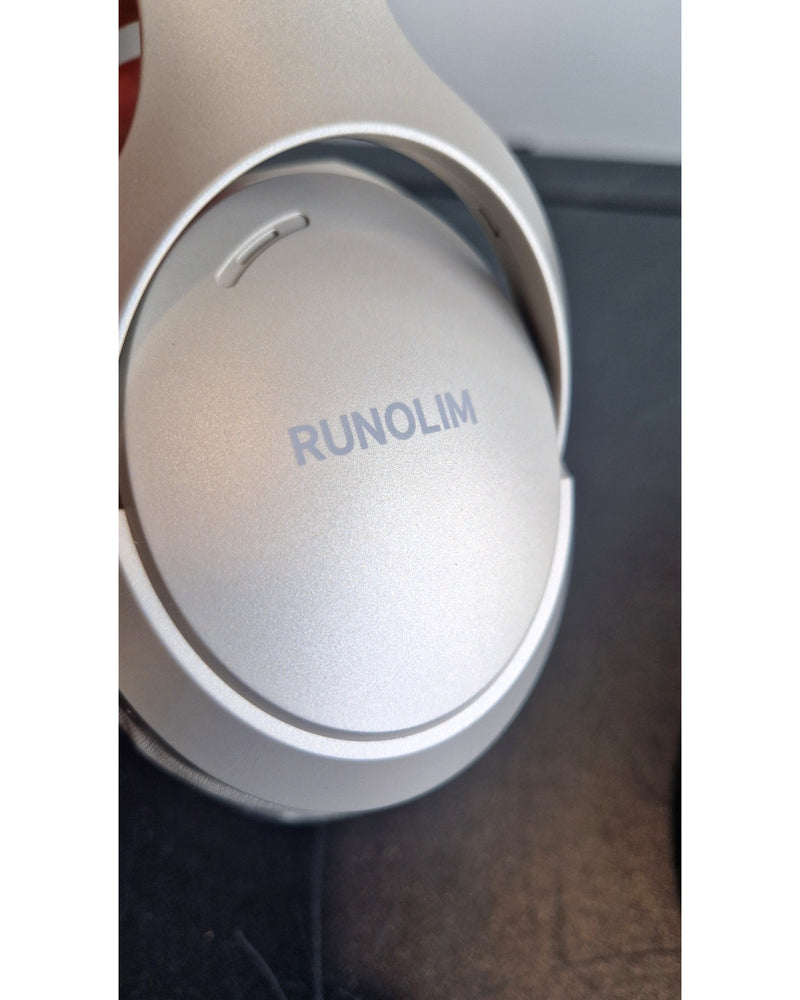 RUNOLIM Hybrid Active Noise Cancelling - Headphones - Silver, with case - Excellent w/ Soft Case - Image 3