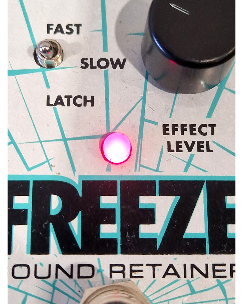 Electro-Harmonix Freeze Sound Retainer - Effects Pedal - Silver - Excellent - Image 2