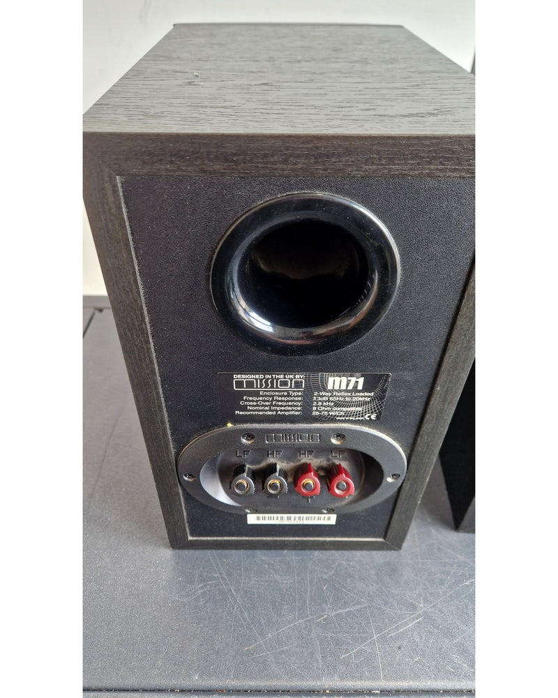 Mission M71S - Hi-Fi Speakers Pair - Black - Fair - Image 4