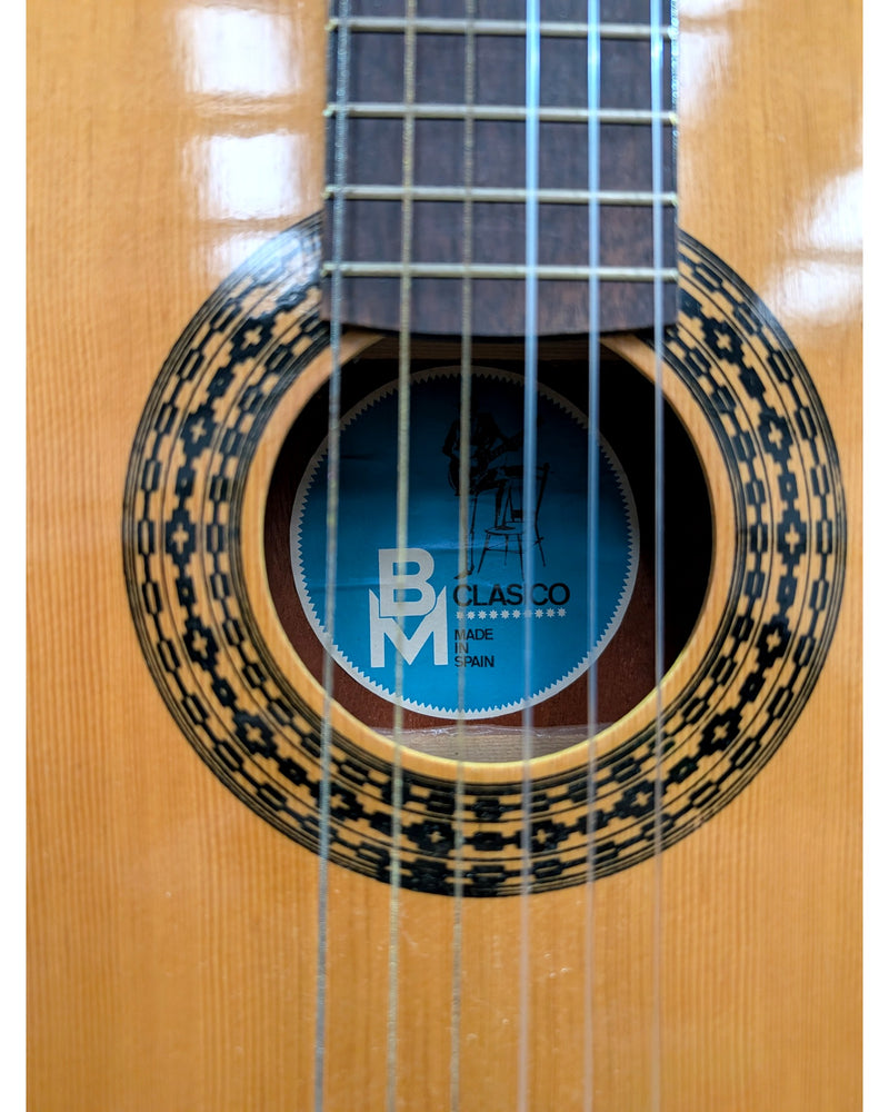 BM Clasico - Classical Guitar - Natural - Good w/ New Strings & Soft Case - image 11