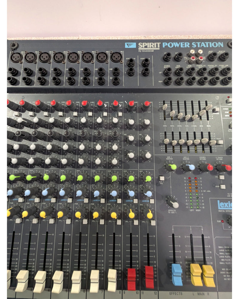 Soundcraft Spirit Powerstation - Mixer - Black - Fair w/ Soft Case - image 3