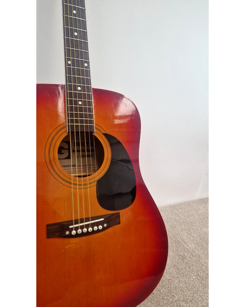 Guvnor Delta GA510RD - Acoustic Guitars - Sunburst - Refurbished - Image 6