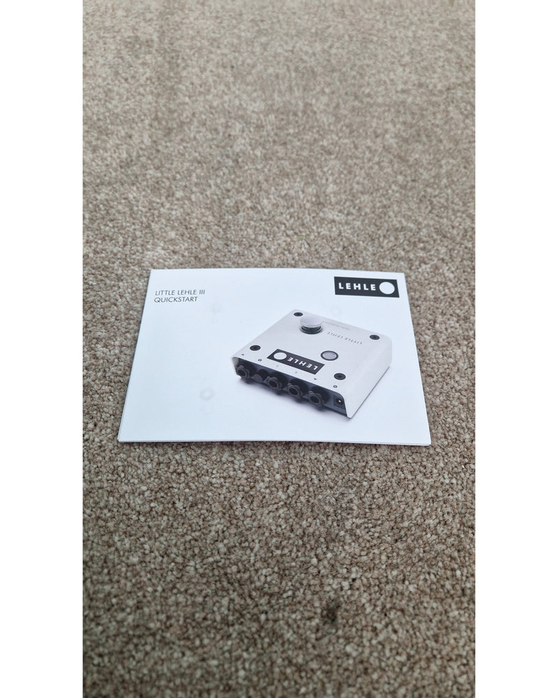 Lehle Little Lehle III - Footswitch - White - Like New w/ Manuals - image 7