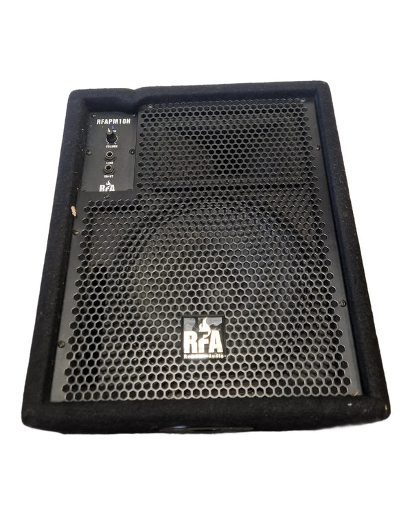RFA-PM10H Red Fire Audio - 150W Powered Wedge Stage Monitor - Black - Excellent w/ Original Box