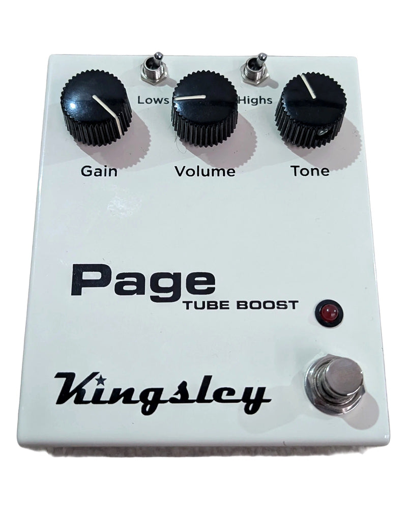 Kingsley Page Tube Boost - Overdrive & Distortion Pedals - White - Like New - image 1