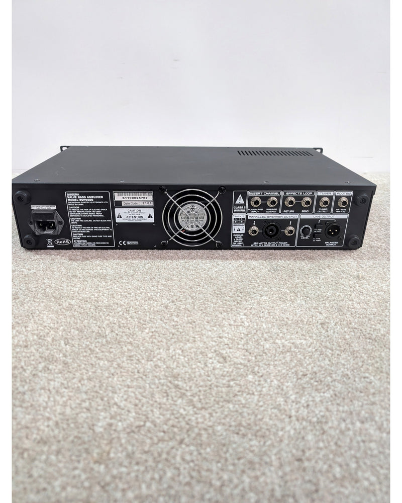 Bugera BVP5500 - Bass Amplifier - Black/Silver - Very Good w/ Original Box & Manuals - image 6