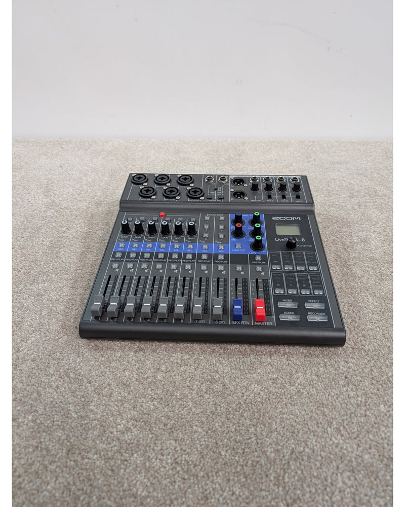 Zoom LiveTrak L-8 - Mixer - Excellent w/ Original Box, Manuals, Power Supply - image 2