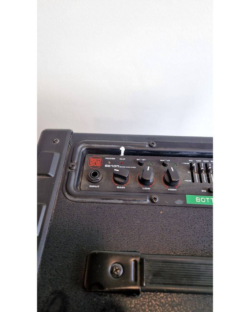 Red Sub BE100 - Bass Amplifier - Black - Good - Image 10