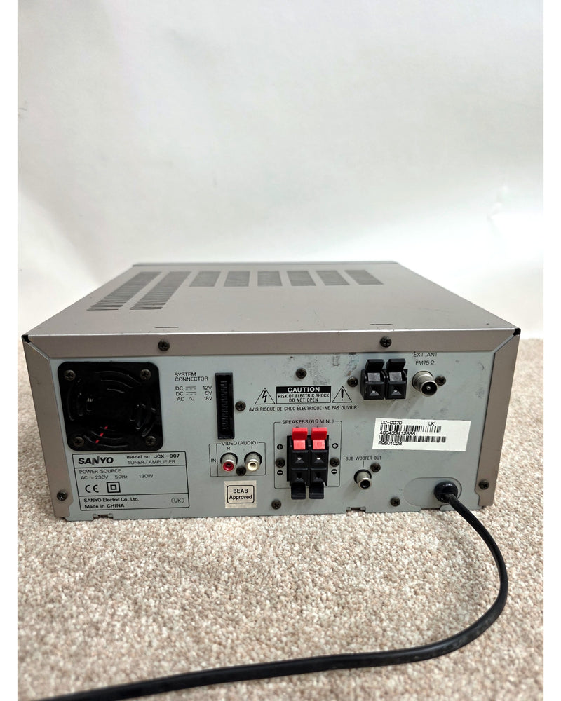 Sanyo JCX-007 - Hi-Fi Amplifier - Silver - Fair - image 7