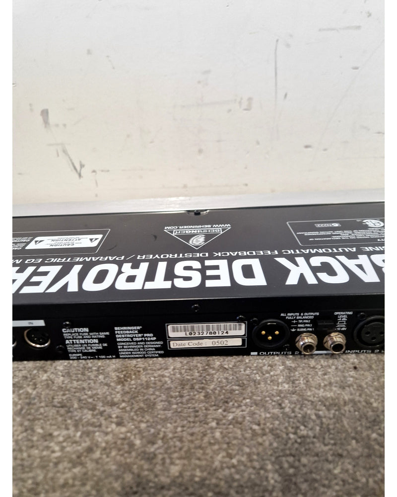 Behringer Feedback Destroyer Pro DSP11442P - Effect Processor - Good - Image 8