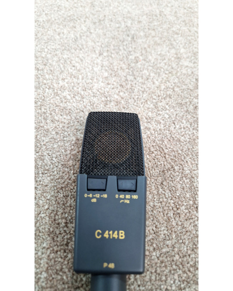 AKG C414 B - Condenser Microphone - Black - Excellent w/ Hard Case & Soft Case - image 2