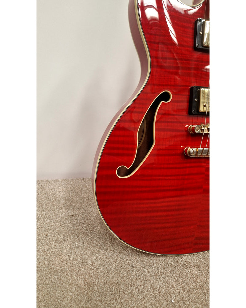 Ibanez AS93FM-TCD - Electric Guitar - Transparent Cherry Red - Excellent w/ Soft Case - image 7