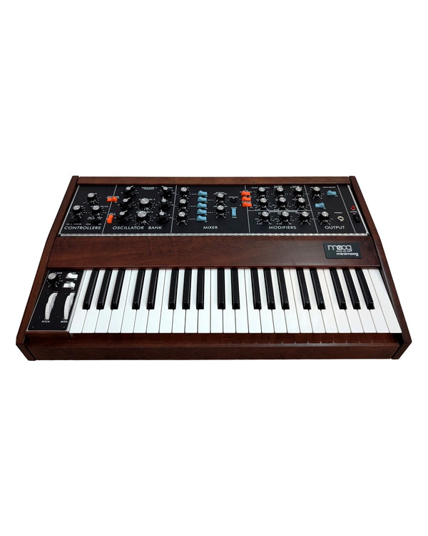 Moog MINIMOOG SYNTHESIZER MODEL D SERIAL NO. MD 00390 - Synthesizer - Natural - Excellent w/ Manuals, Original Box, Power Supply