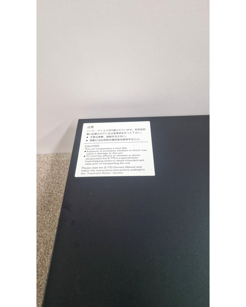 Roland S-770 - Samplers & Sequencers - Black - Fair - image 7